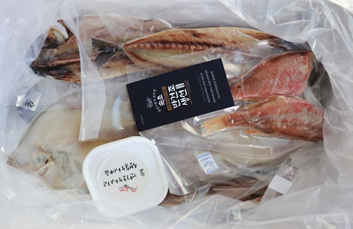 열기 민어와 반건조 볼락의 맛, 속초사이버장터에서